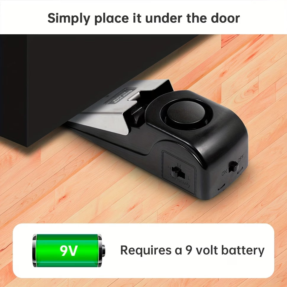 🛡️ LekkaSafe™ Door Stop Alarm – Your Invisible Bodyguard