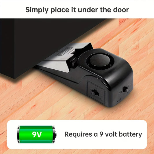 🛡️ LekkaSafe™ Door Stop Alarm – Your Invisible Bodyguard