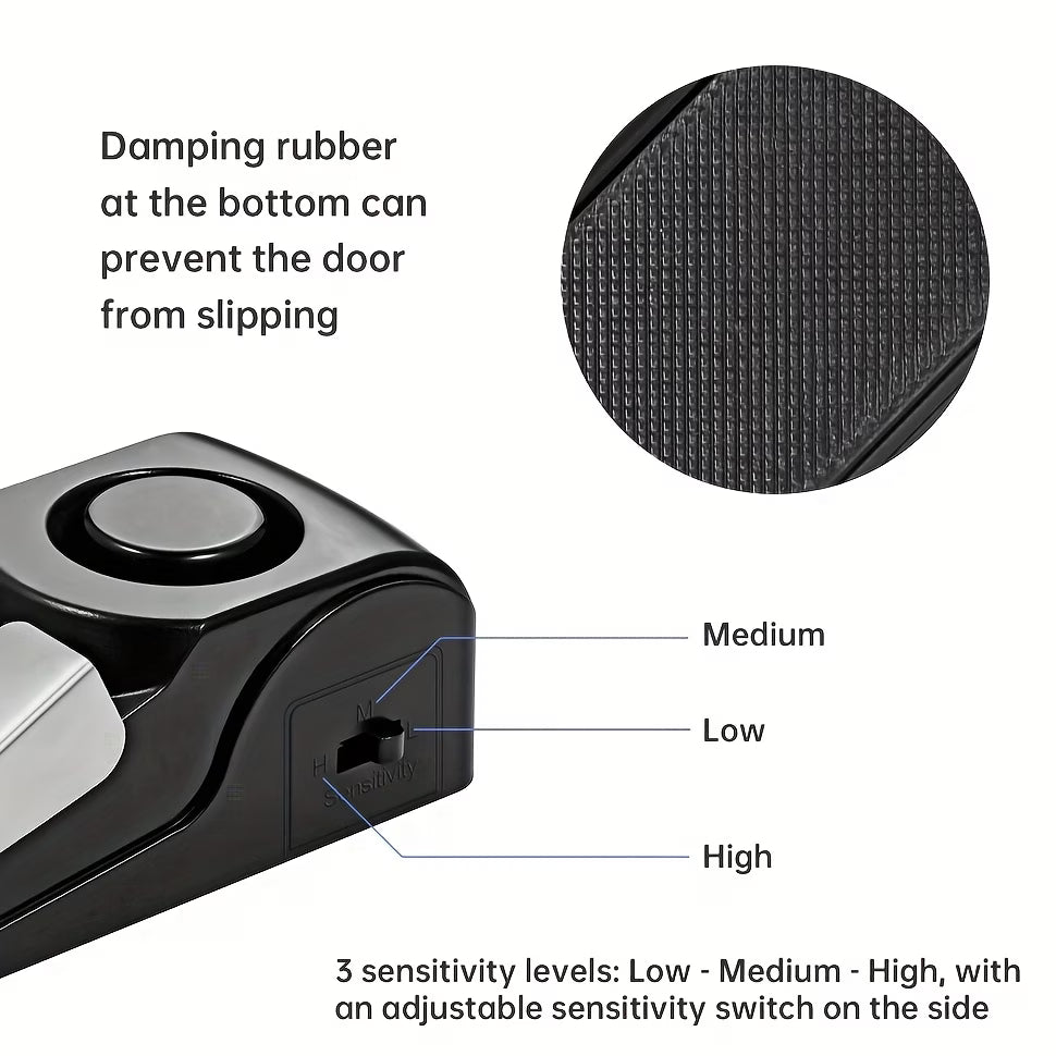 🛡️ LekkaSafe™ Door Stop Alarm – Your Invisible Bodyguard