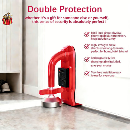 🔒 LekkaSafe™ Secure Door – Heavy-Duty Reinforcement Lock with Alarm
